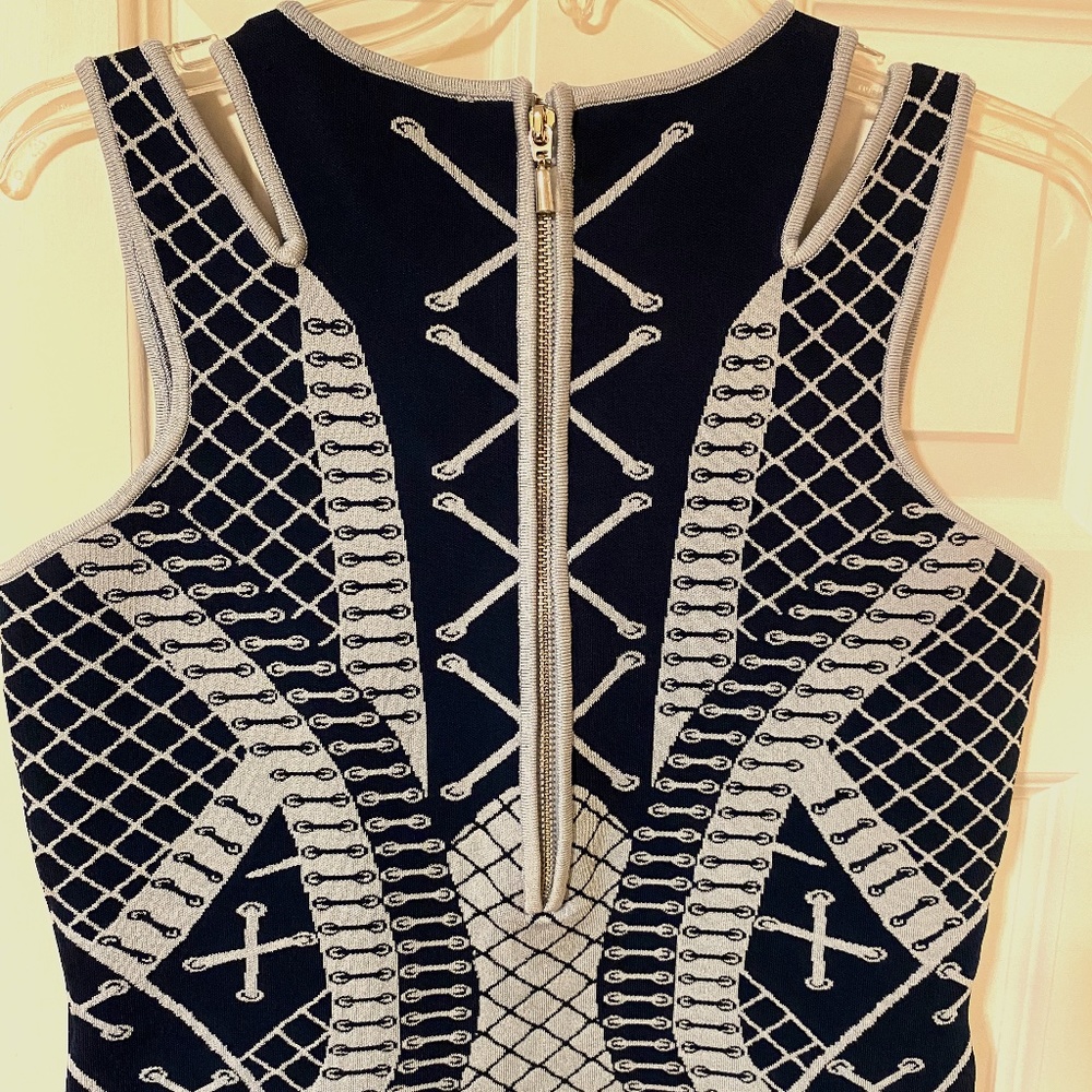 Guess Blue Fitted Dress (size L)